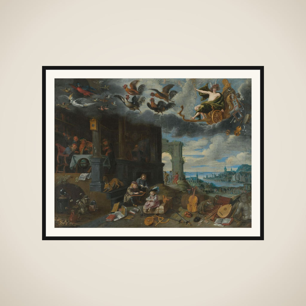 The Children of the Planet Mercury framed