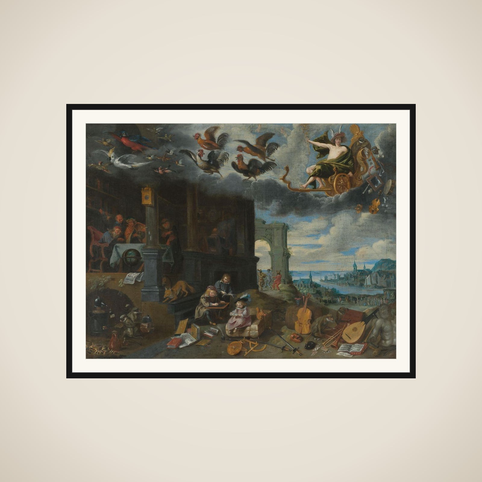 The Children of the Planet Mercury framed