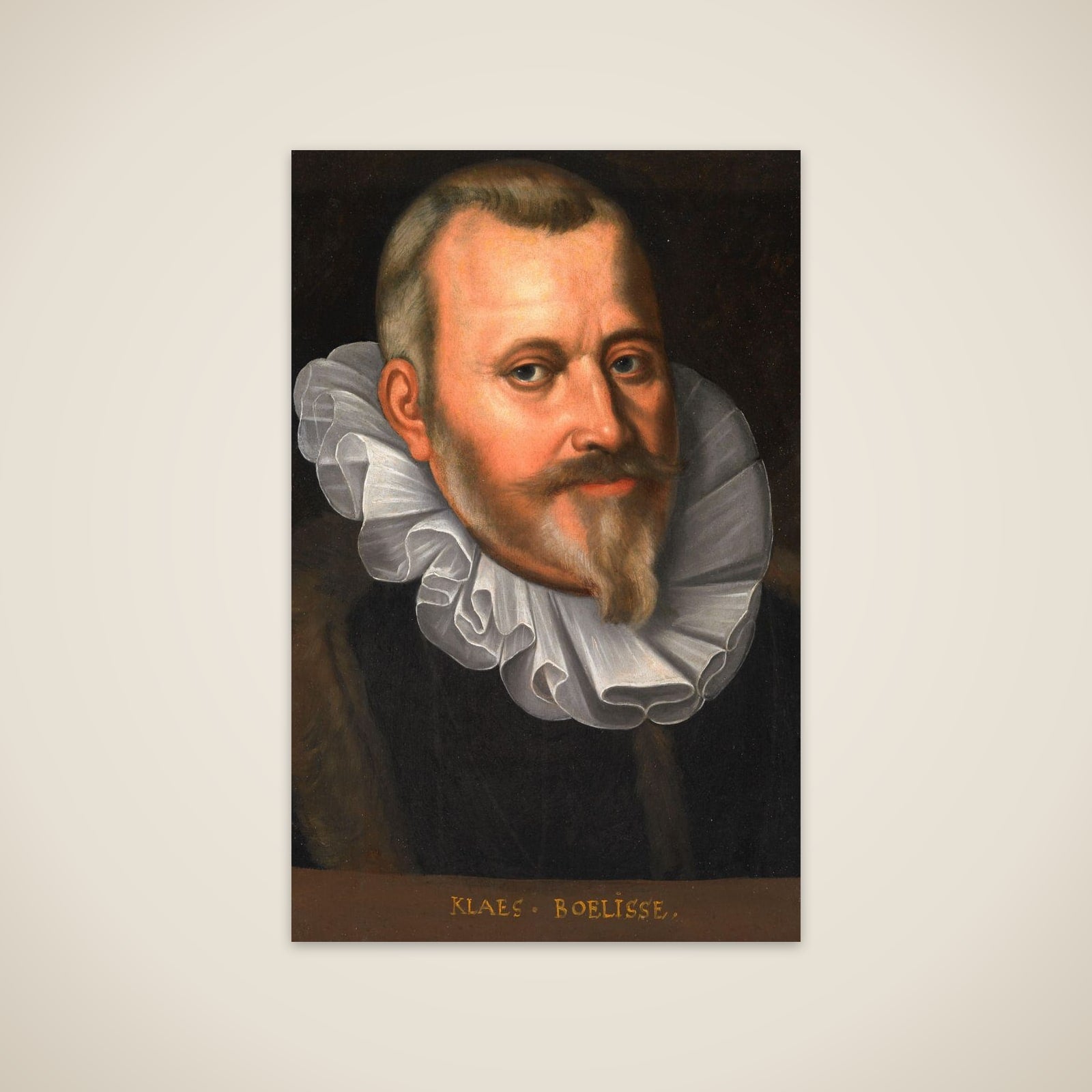 Portrait of Claes Allertsz Boelens (1550-1615) unframed print