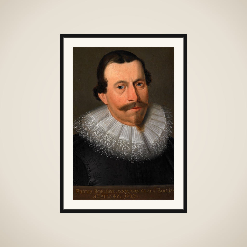 Portrait of Pieter Claesz Boelens (1582-1627) framed