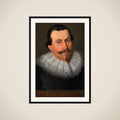 Portrait of Pieter Claesz Boelens (1582-1627) framed