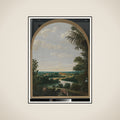 Landscape in Dutch Brazil framed