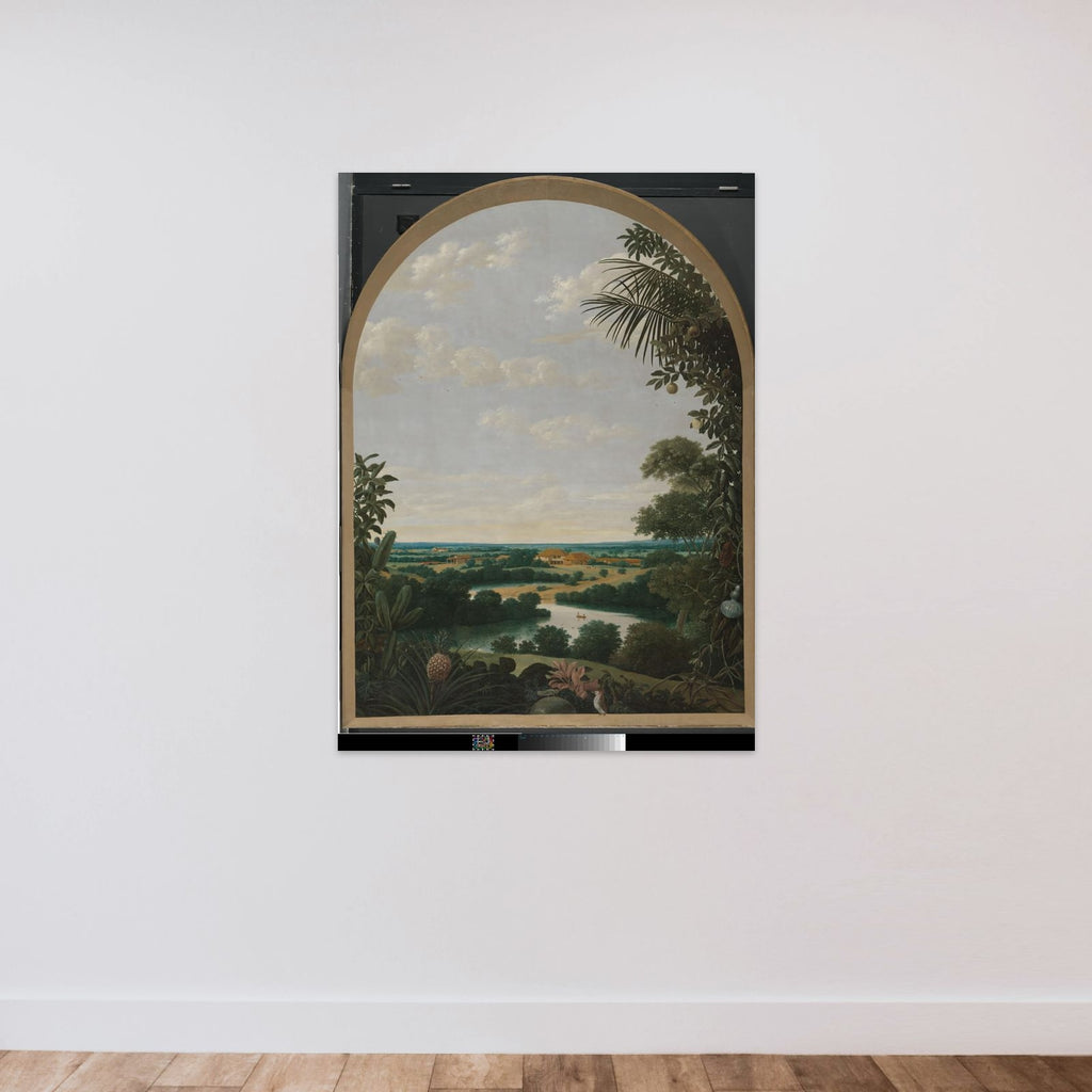 Landscape in Dutch Brazil unframed — shown to scale