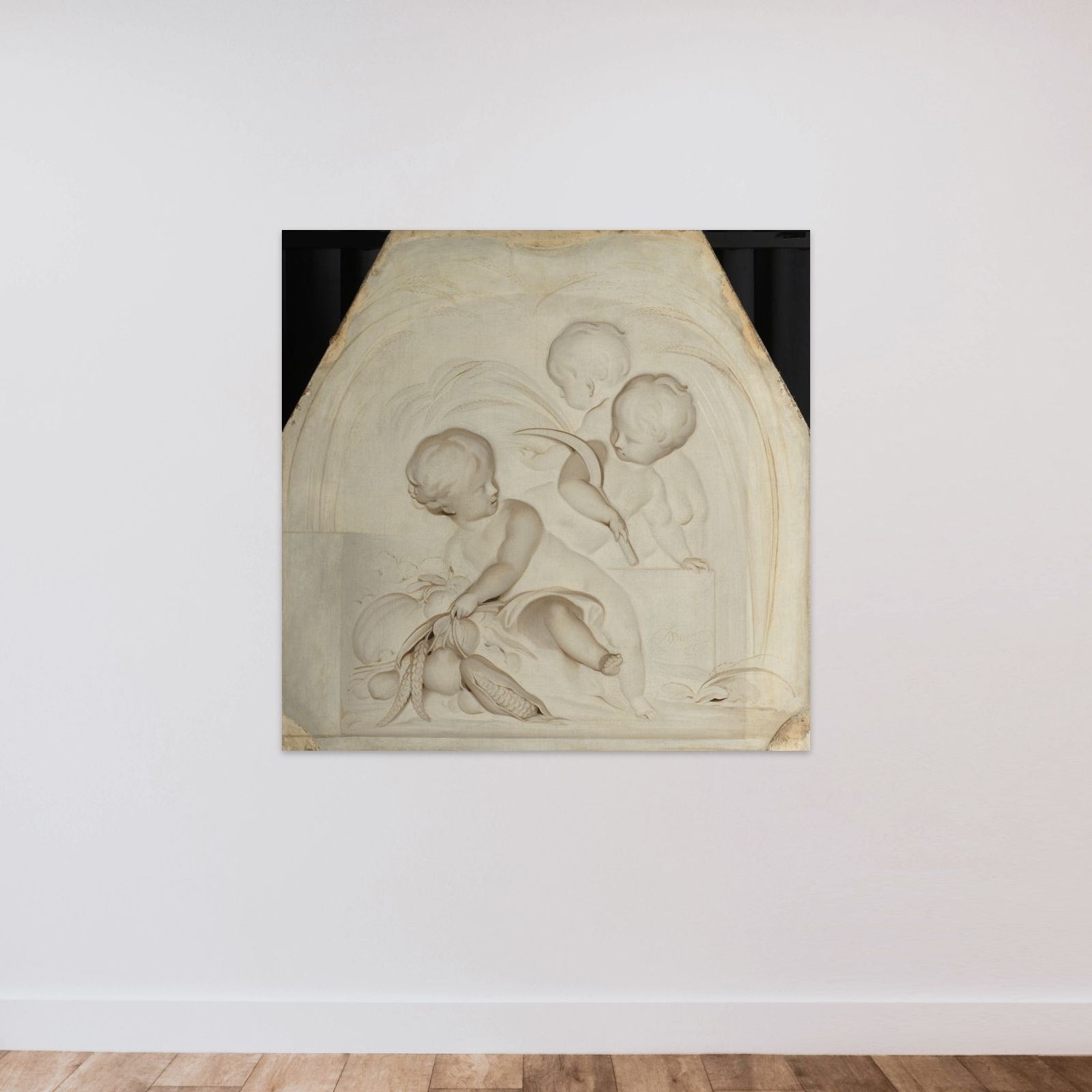 The Summer unframed — shown to scale