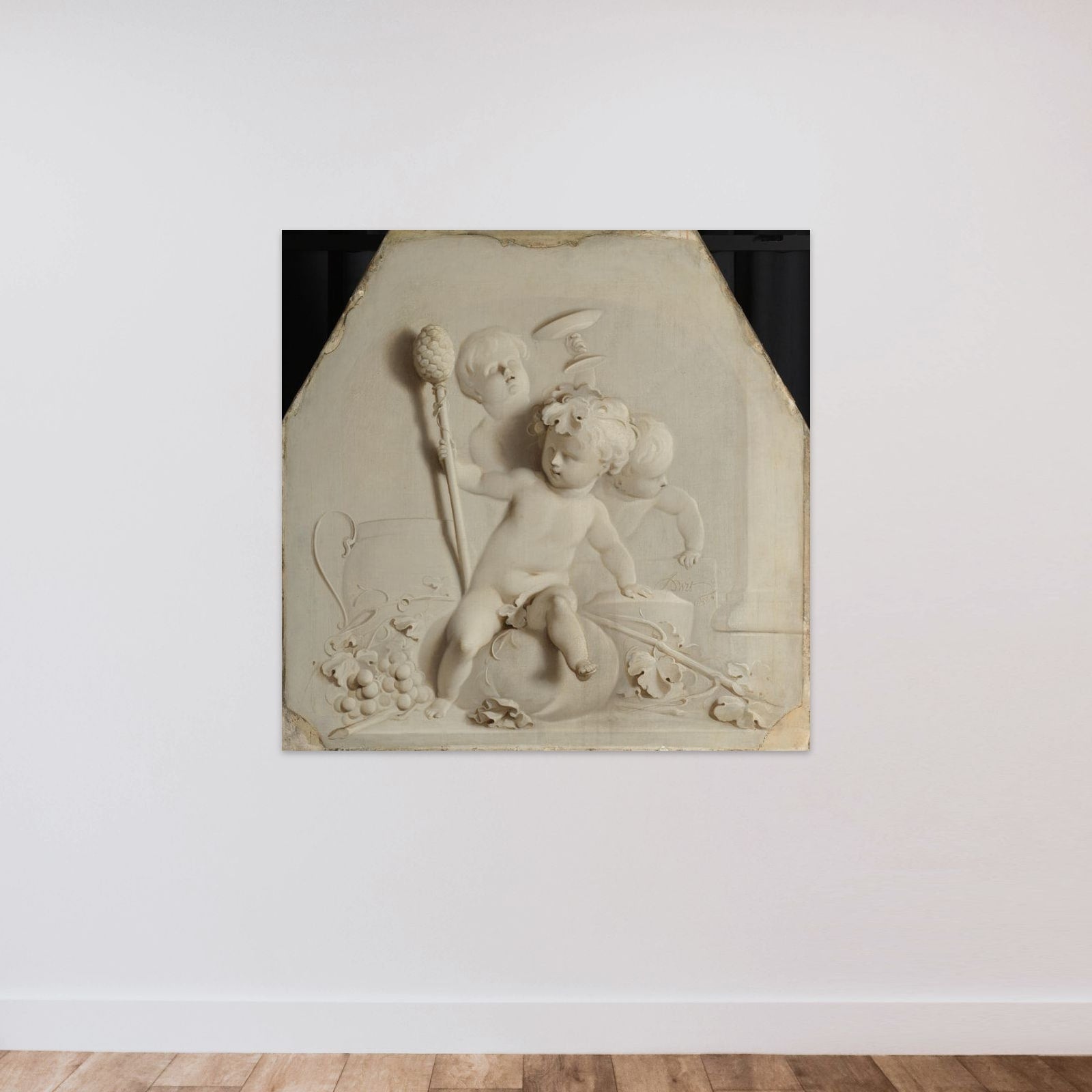 The Autumn unframed — shown to scale