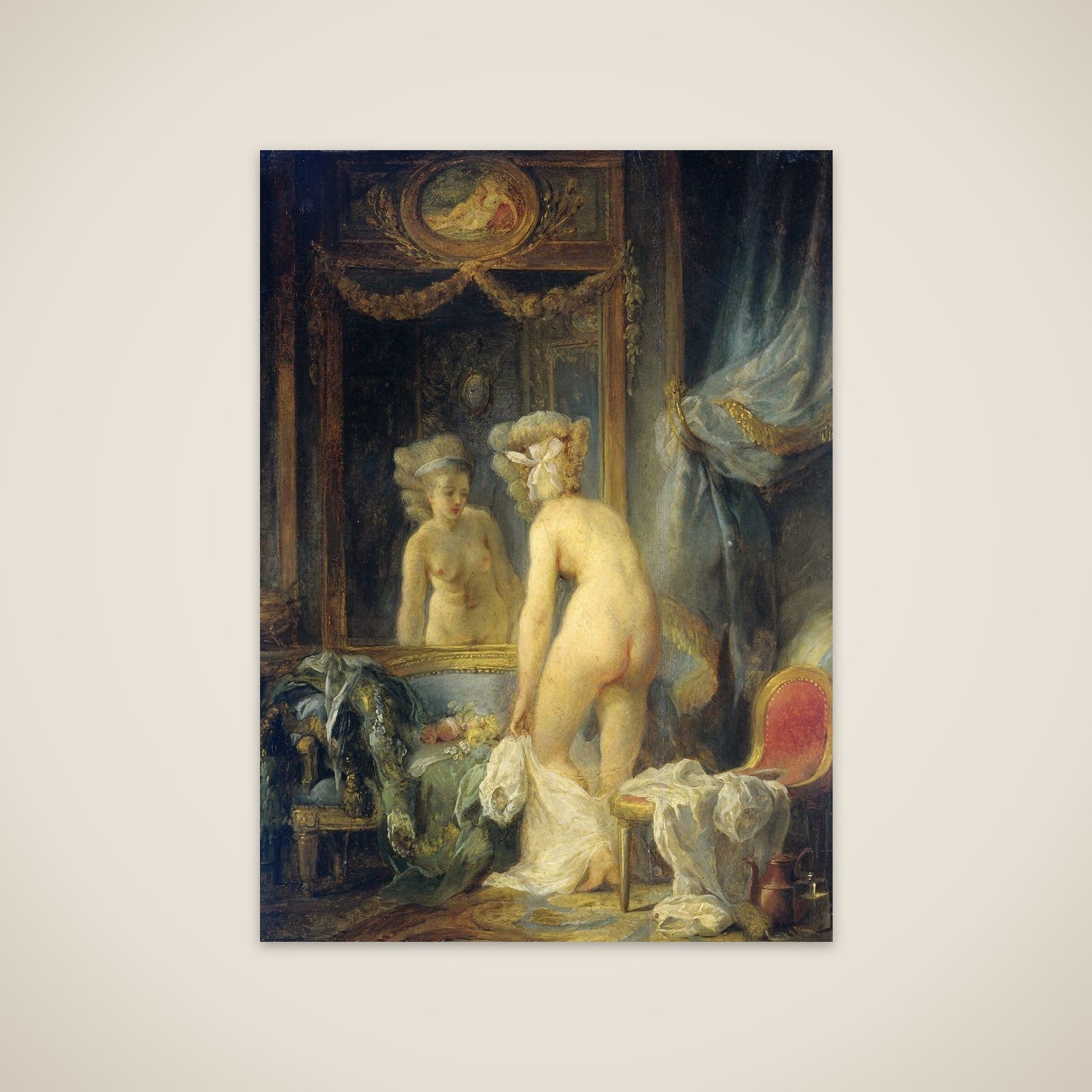 Morning Toilet unframed print