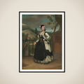 Portrait of Isabel Parreño y Arce, Marquise of Llano framed