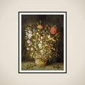 Still Life with Flowers framed
