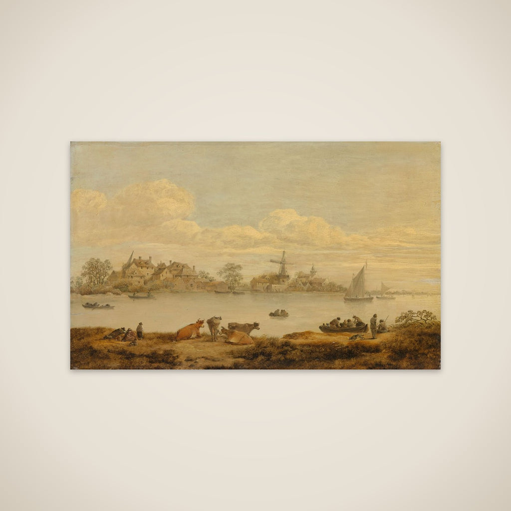View of a River unframed print