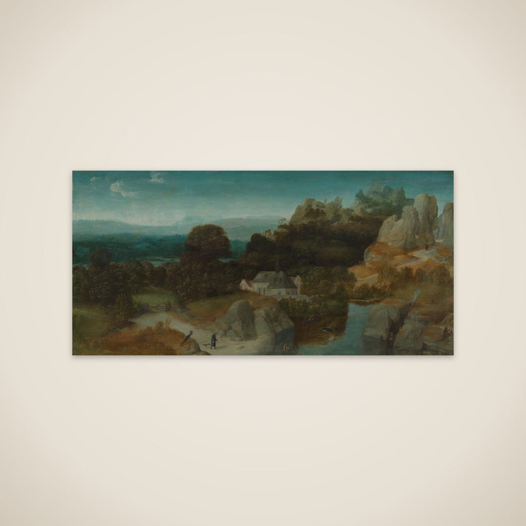 Landscape with the Temptation of Saint Anthony Abbot unframed print