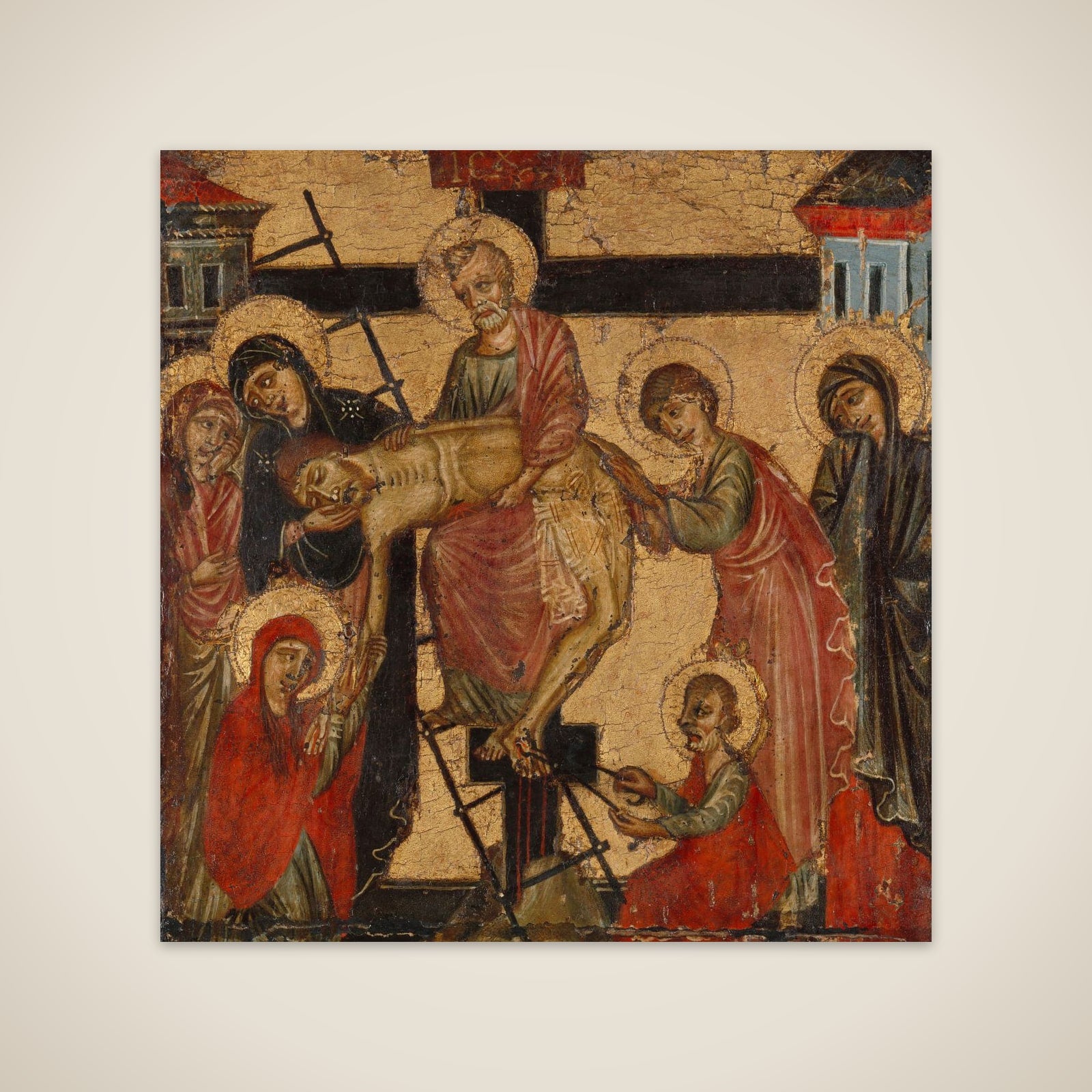 The Deposition and the Entombment unframed print