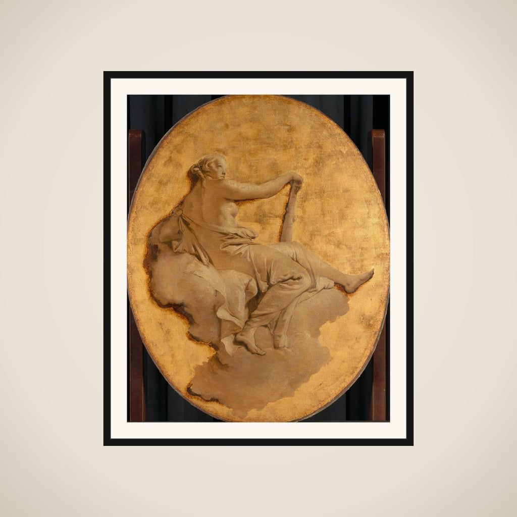 Allegorical Figure of a Woman with a Club (Fortitude?) framed