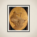 Allegorical Figure of a Woman with a Club (Fortitude?) framed