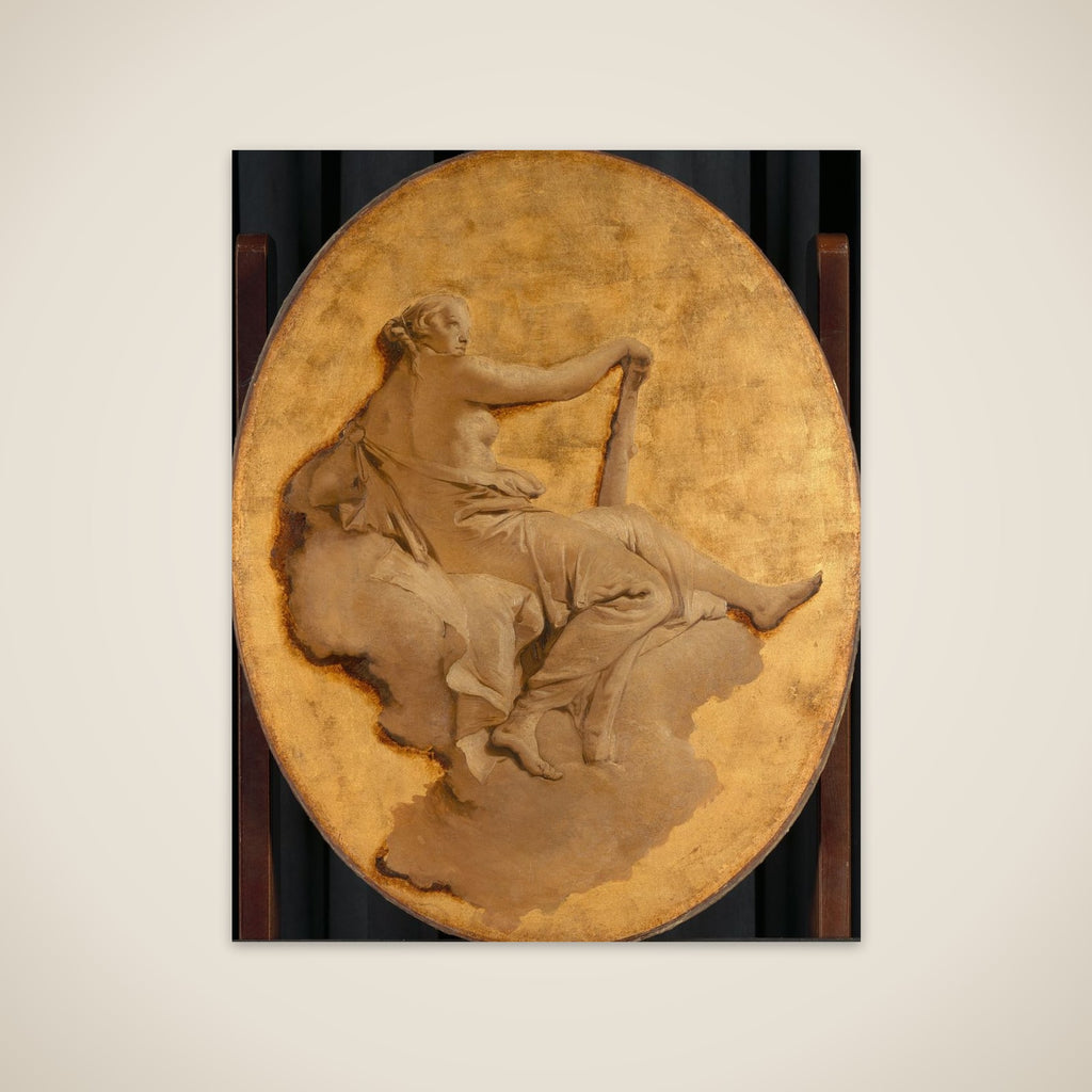 Allegorical Figure of a Woman with a Club (Fortitude?) unframed print