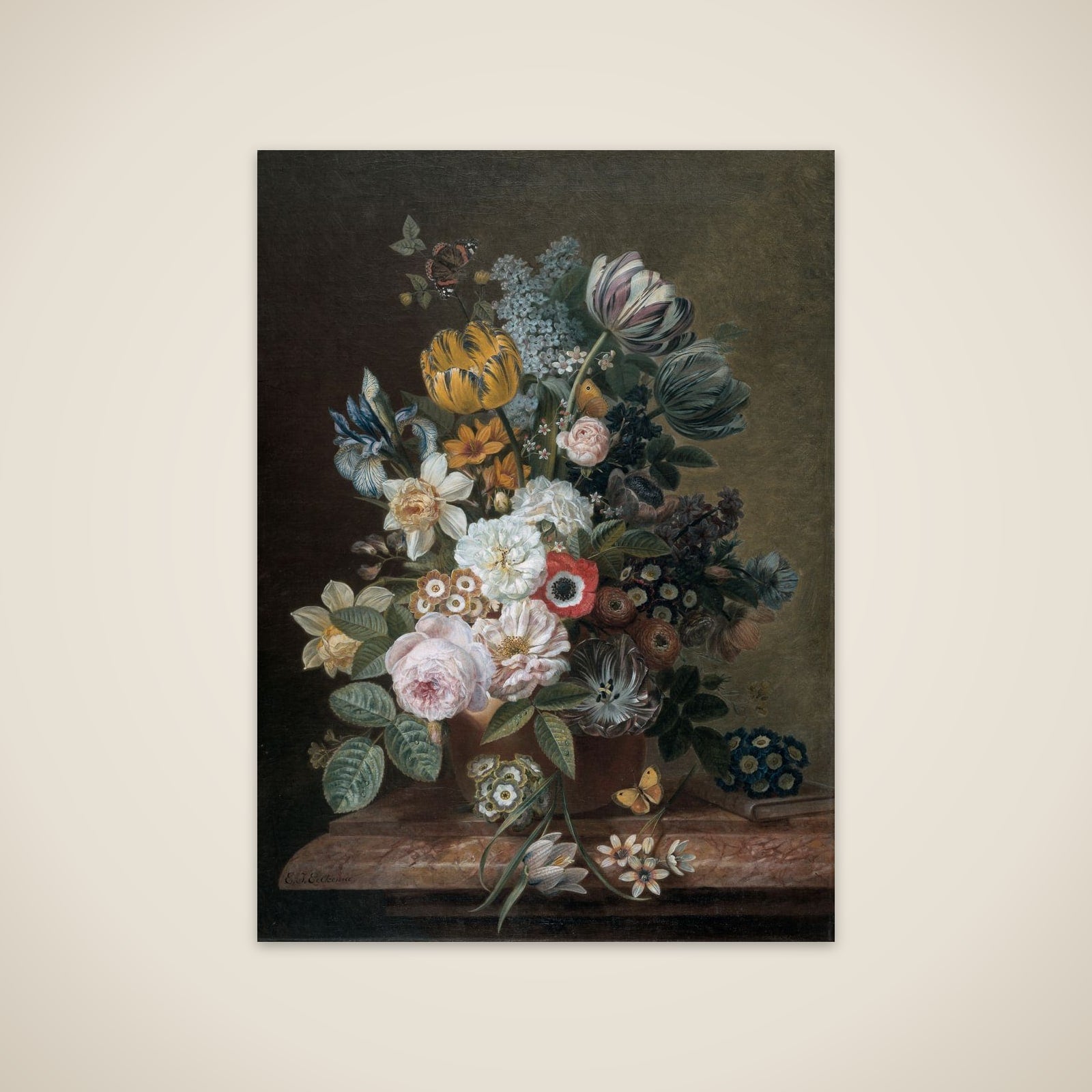 Still Life with Flowers unframed print