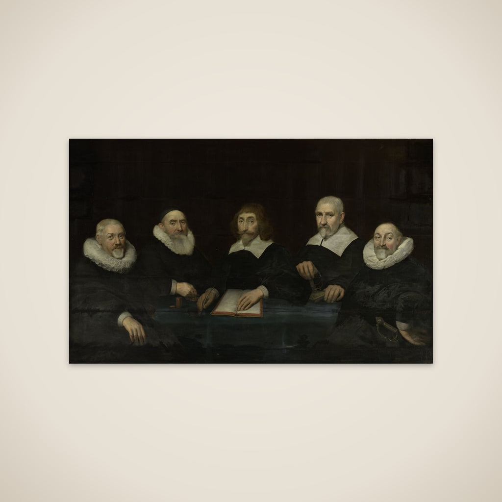 Portrait of the Regents of the House of Correction in Middelburg unframed print