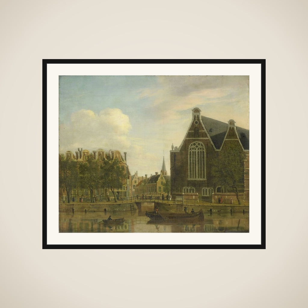 The so-called Boerenverdriet on the Spui, Amsterdam framed