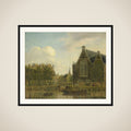 The so-called Boerenverdriet on the Spui, Amsterdam framed