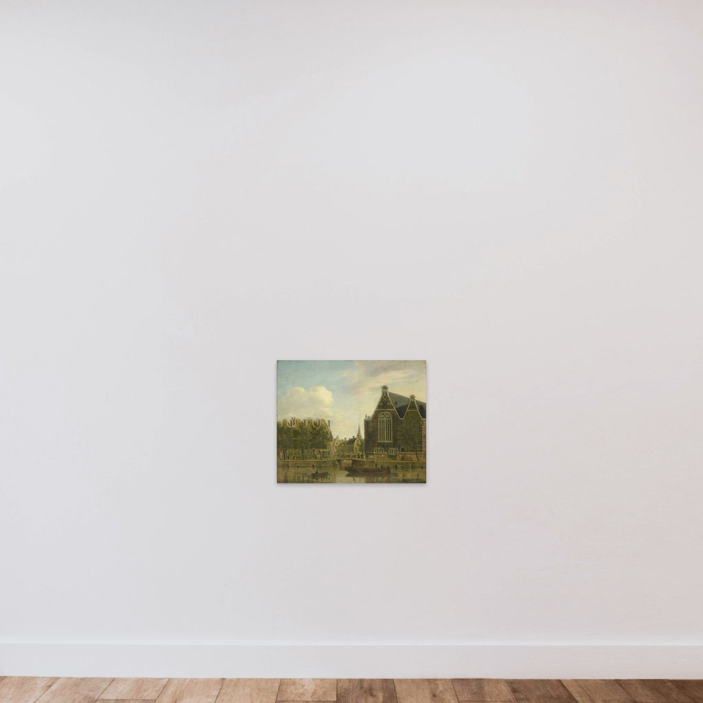 The so-called Boerenverdriet on the Spui, Amsterdam unframed — shown to scale