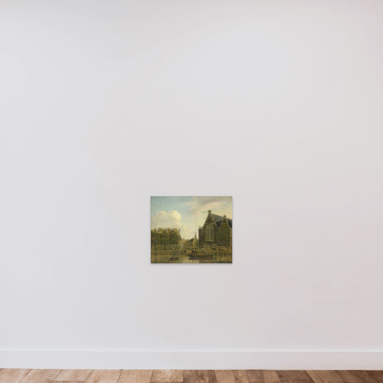 The so-called Boerenverdriet on the Spui, Amsterdam unframed — shown to scale