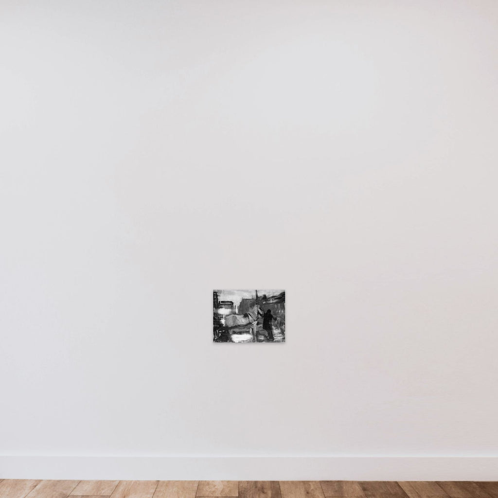 View in Amsterdam unframed — shown to scale