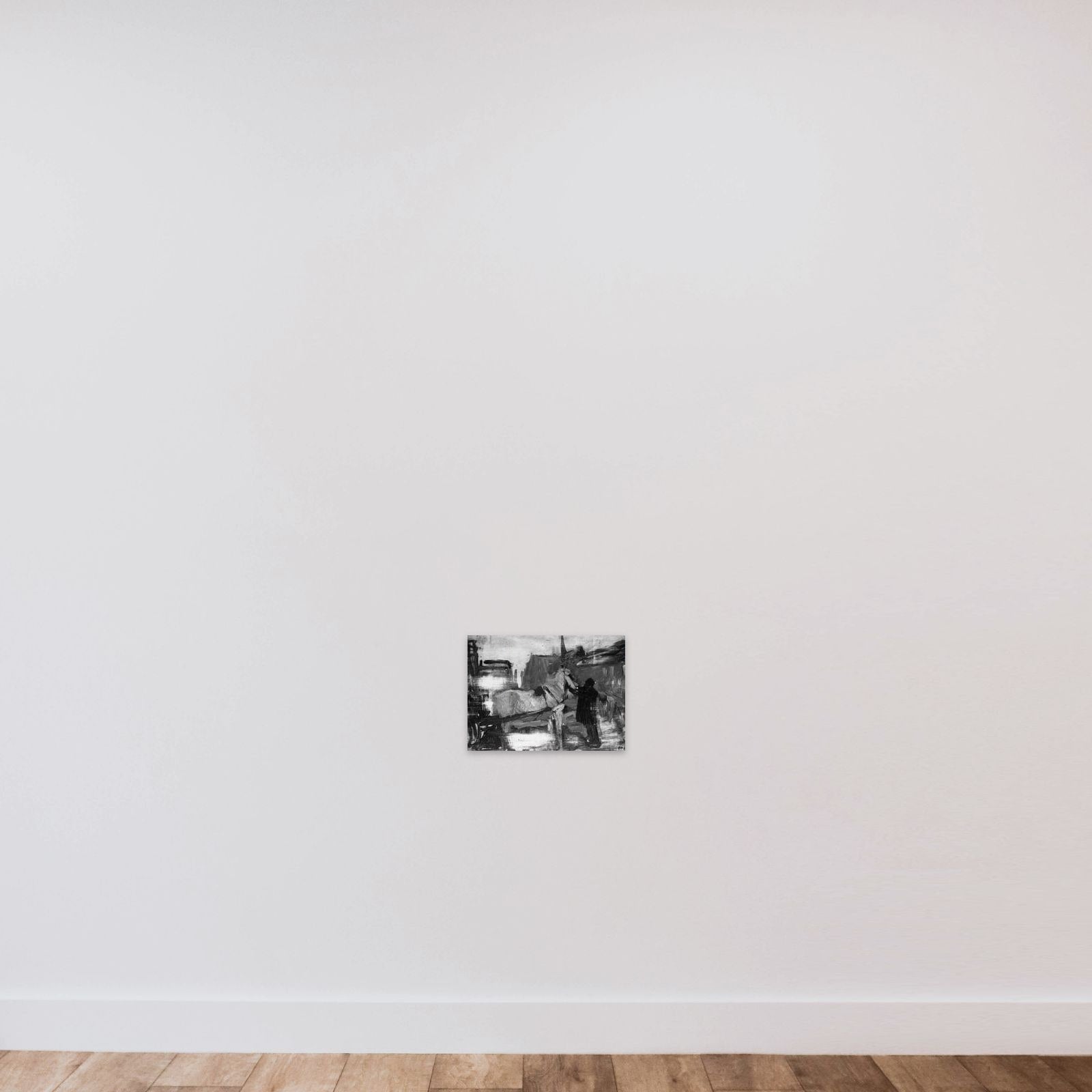 View in Amsterdam unframed — shown to scale
