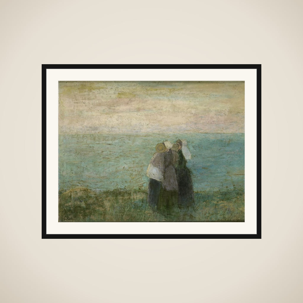 Vrouwen aan zee framed