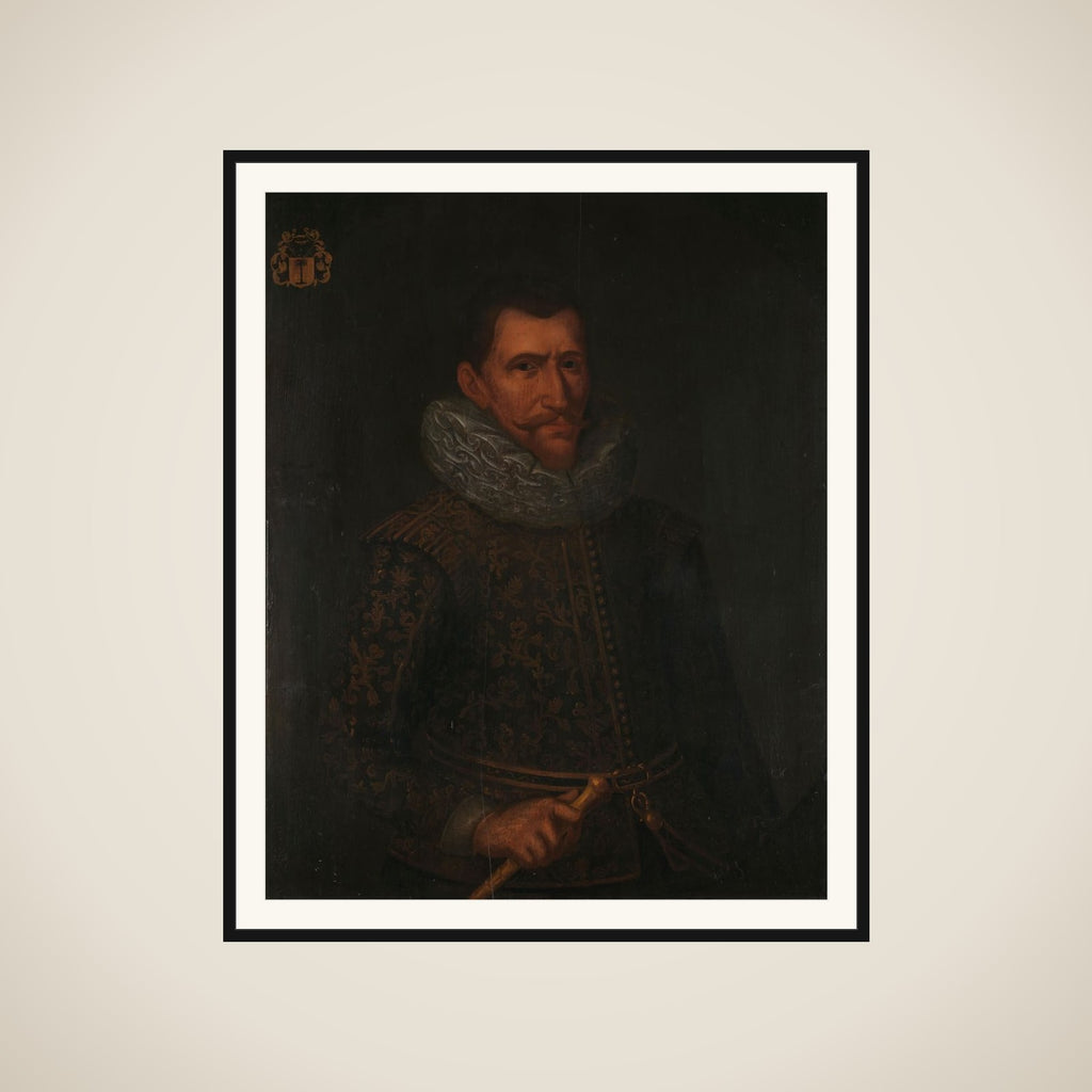 Portrait of Governor-General Jan Pietersz Coen framed