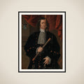 Portrait of Christoffel van Swoll (Swol, Zwol), Governor-General of the Dutch East Indies framed