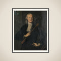 Portrait of Mattheus de Haan, Governor-General of the Dutch East Indies framed