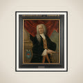 Portrait of Abraham Patras, Governor-General of the Dutch East India Company framed