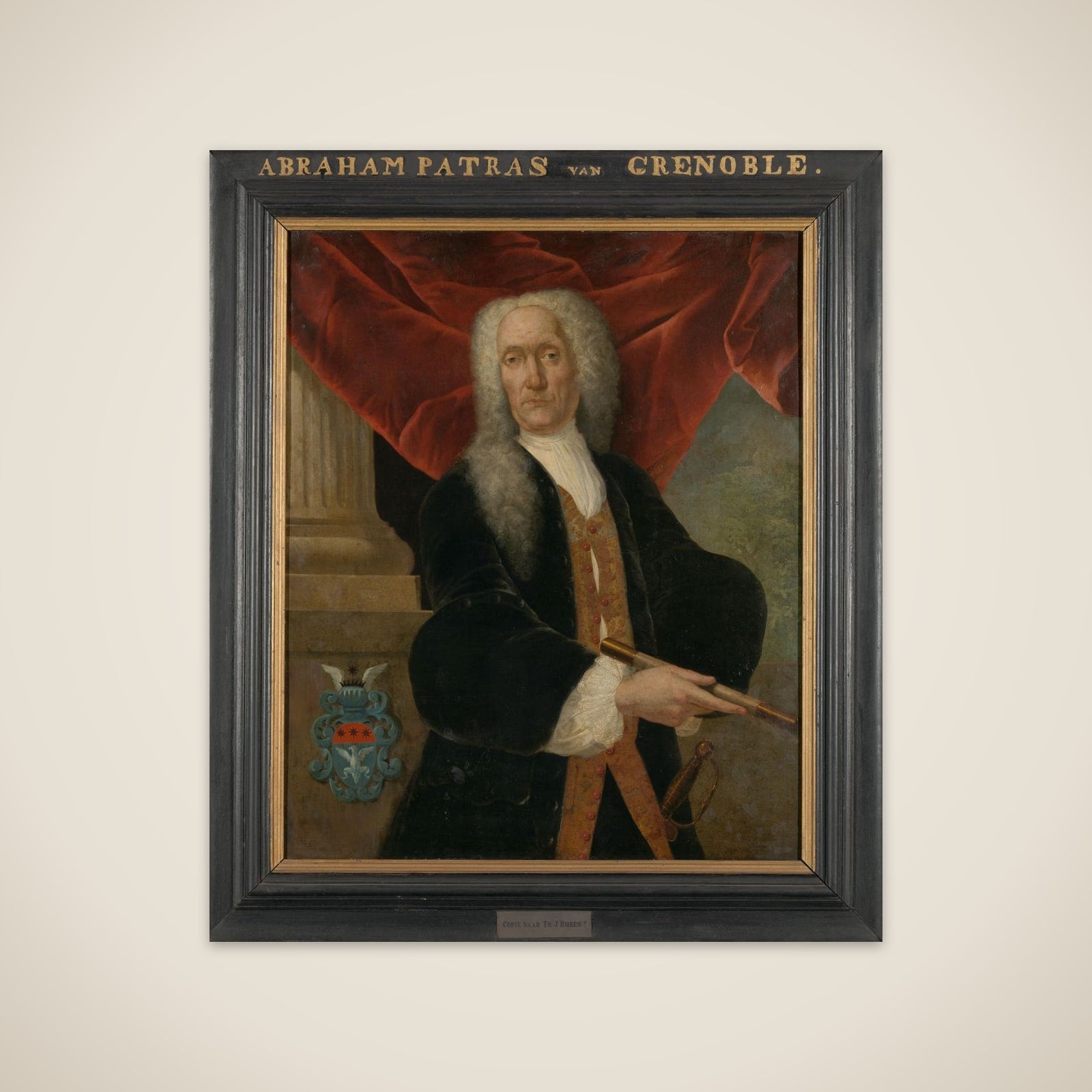 Portrait of Abraham Patras, Governor-General of the Dutch East India Company unframed print