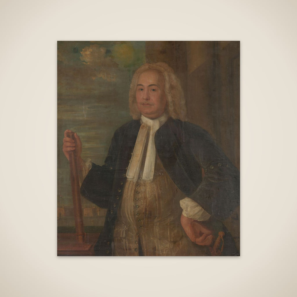 Portrait of Johannes Thedens, Governor-General of the Dutch East India Company unframed print