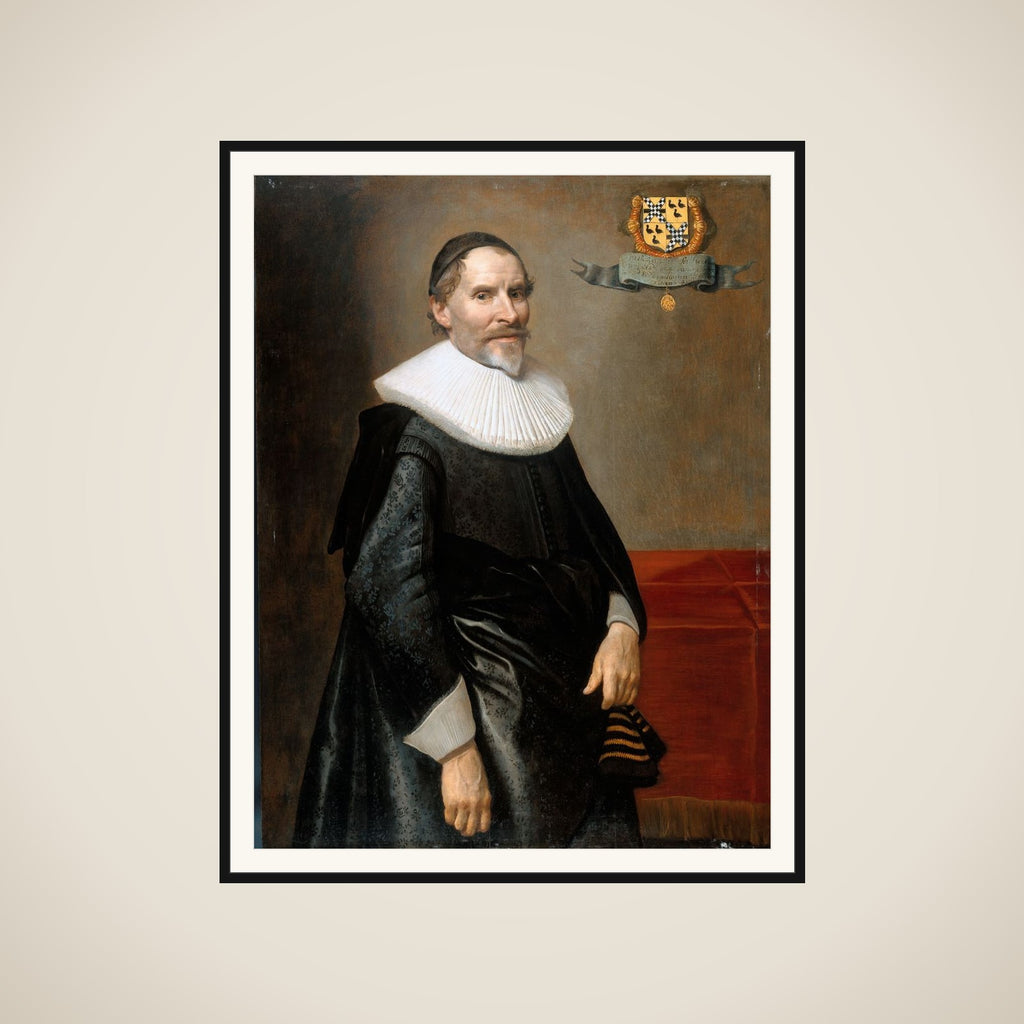 Portrait of François van Aerssen (1572-1641), Lord of Sommelsdijk, De Plaat and Spijk framed