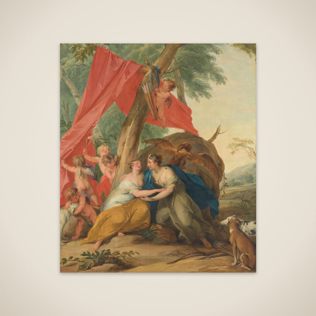 Jupiter, Disguised as Diana, Seducing the Nymph Callisto unframed print