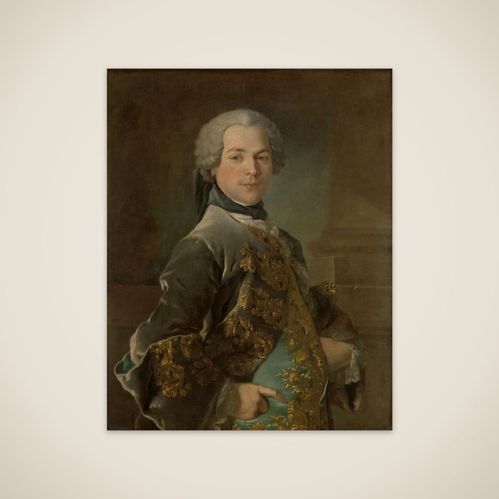 Portrait of Isaac van Rijneveld unframed print