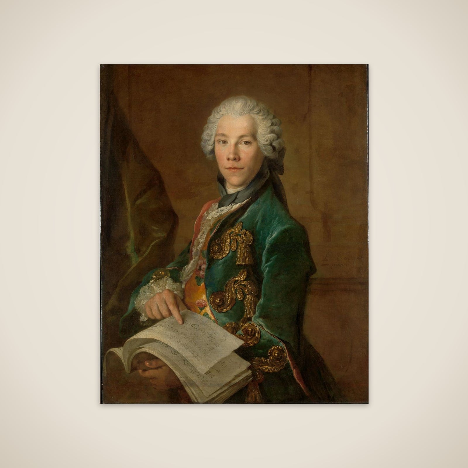 Portrait of Arnoldus van Rijneveld unframed print