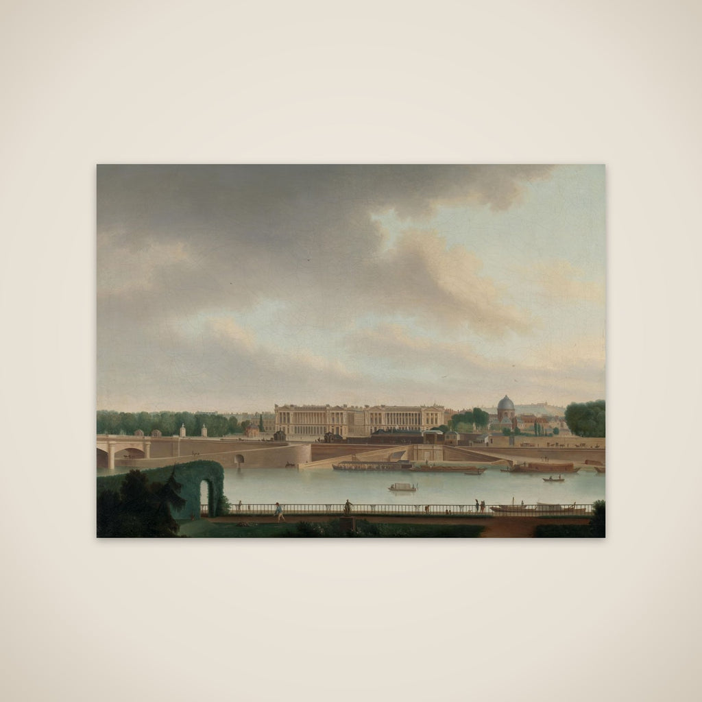 View of the Place de la Concorde, Paris, from the Batavian Embassy, during the Ambassadorship of Rutger Jan Schimmelpenninck unframed print