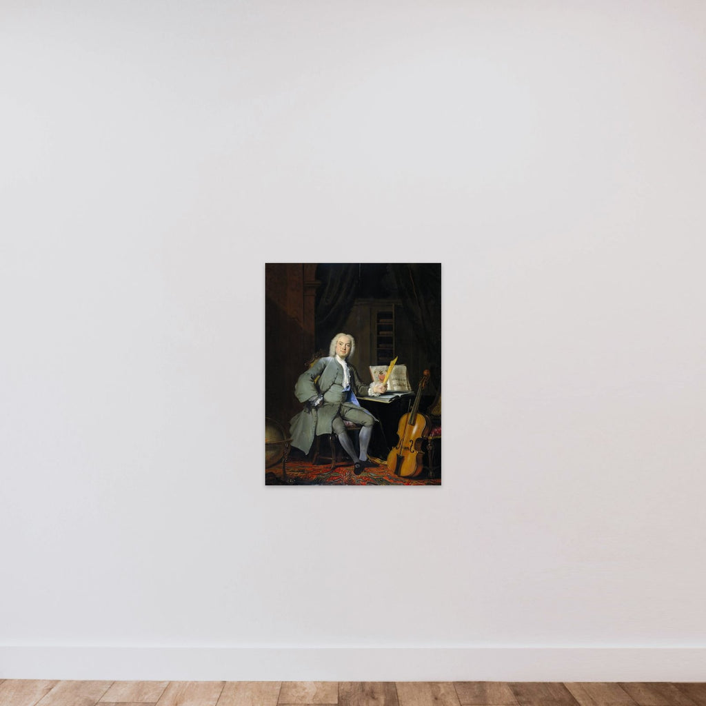 Portrait of a Member of the Van der Mersch Family unframed — shown to scale