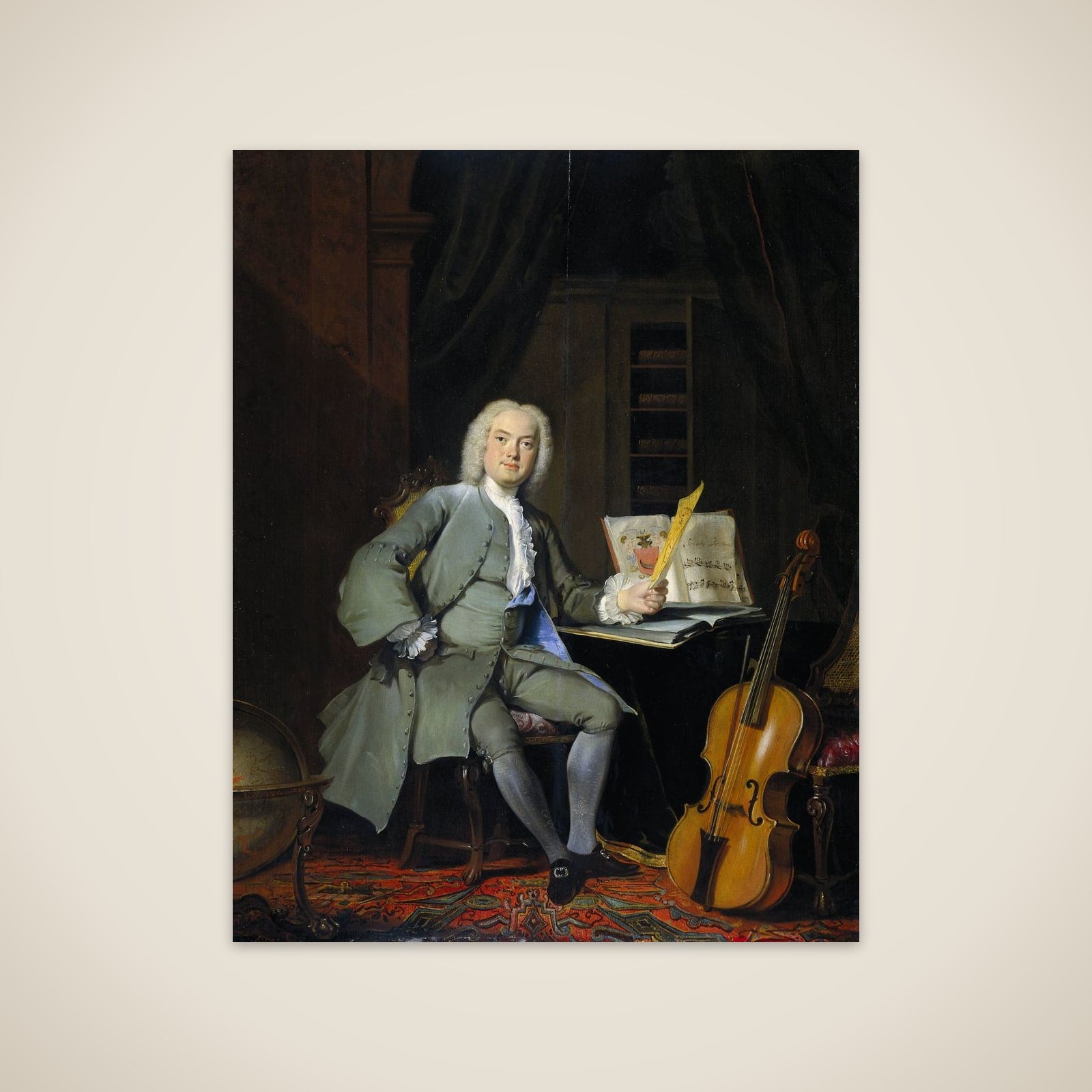 Portrait of a Member of the Van der Mersch Family unframed print