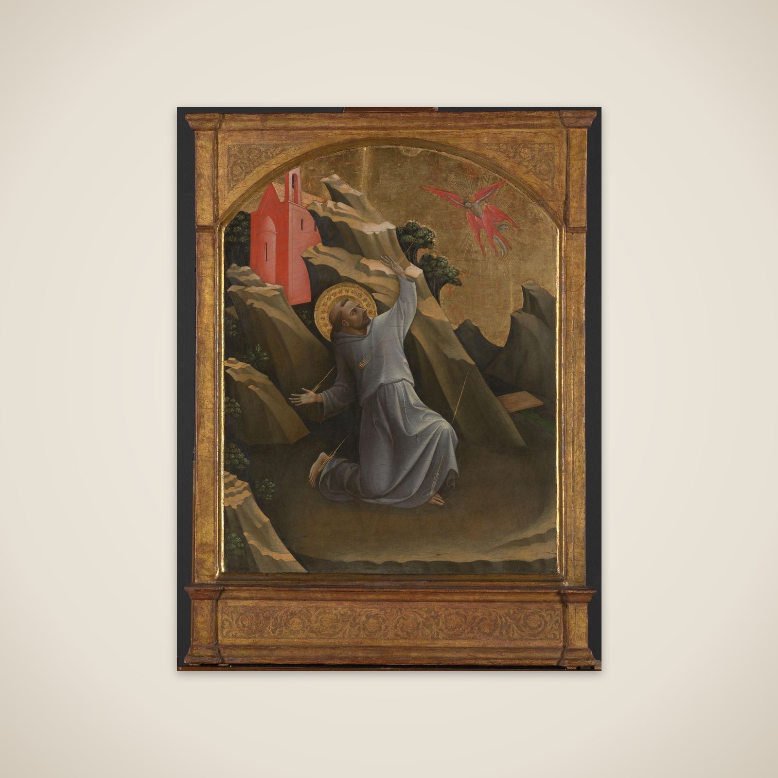 Saint Francis Receiving the Stigmata unframed print