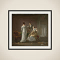 The Music Lesson framed
