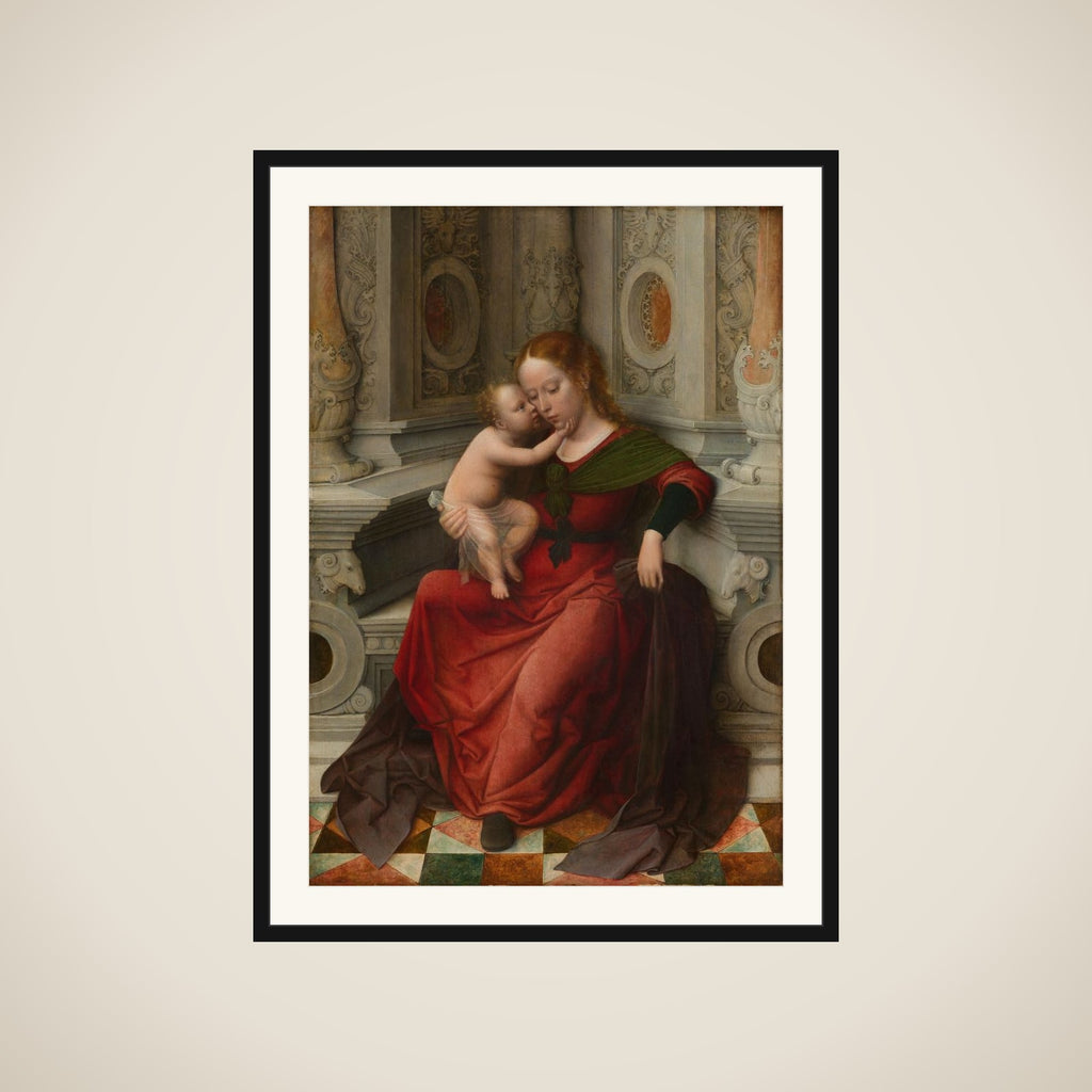 Madonna and Child framed