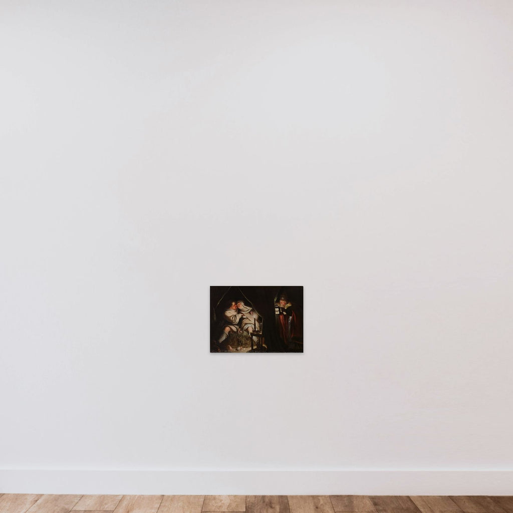 Satire on Celibacy unframed — shown to scale