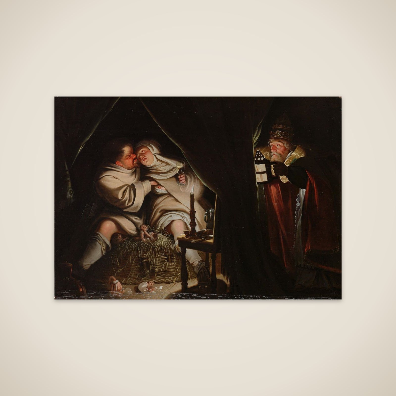 Satire on Celibacy unframed print