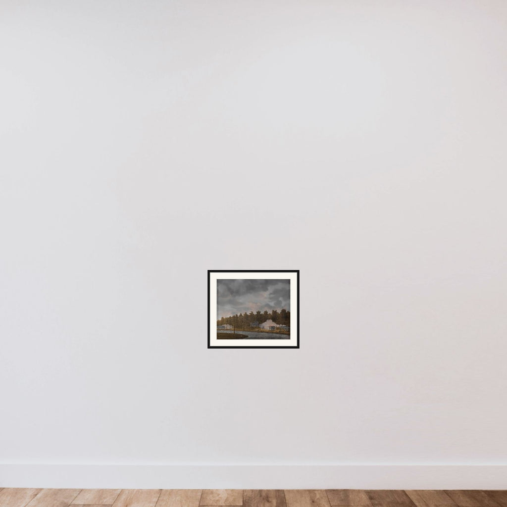 Exchange of Fire on the Vaartse Rijn near Jutphaas framed — shown to scale