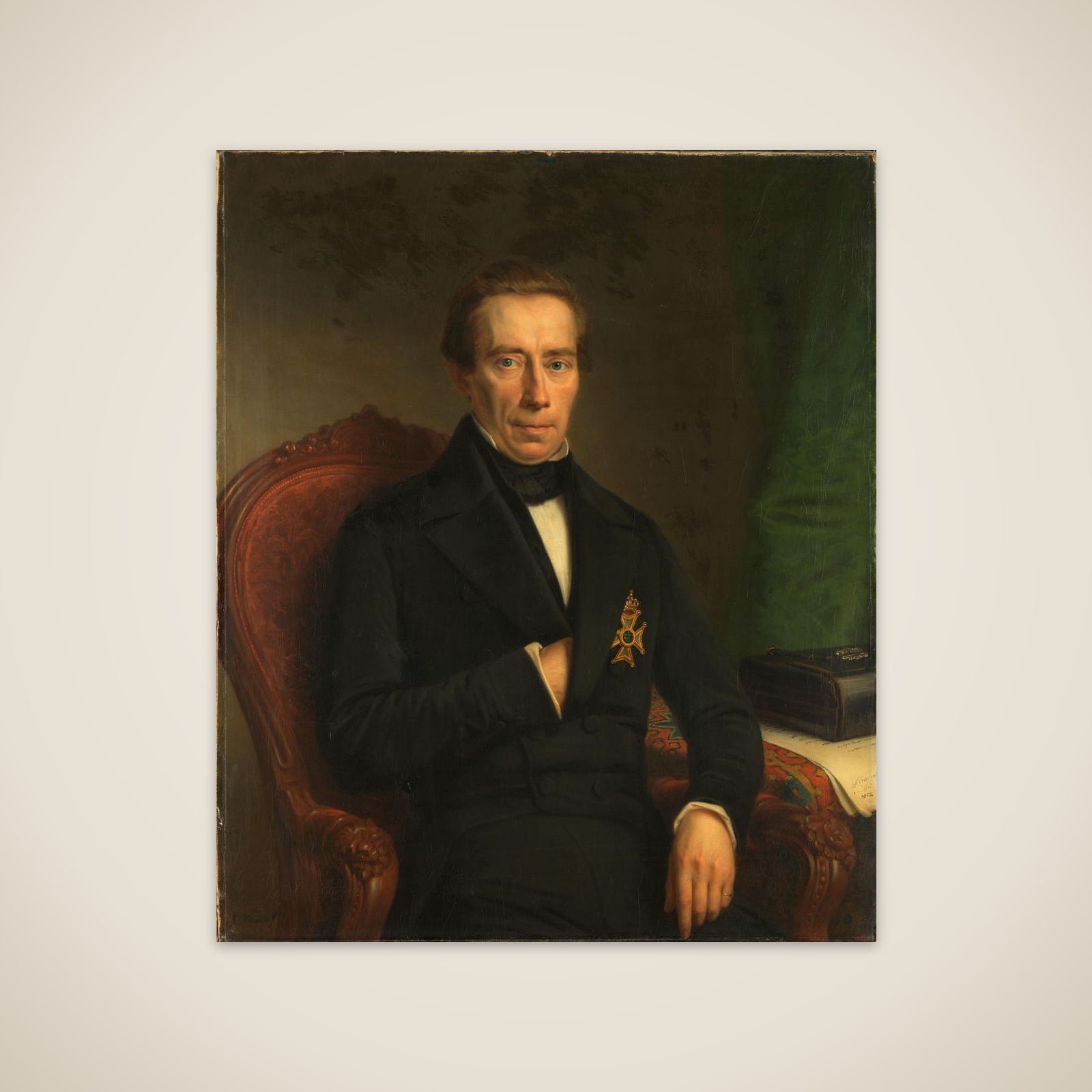 Portrait of Johan Rudolf Thorbecke, Minister of State and Minister of the Interior unframed print