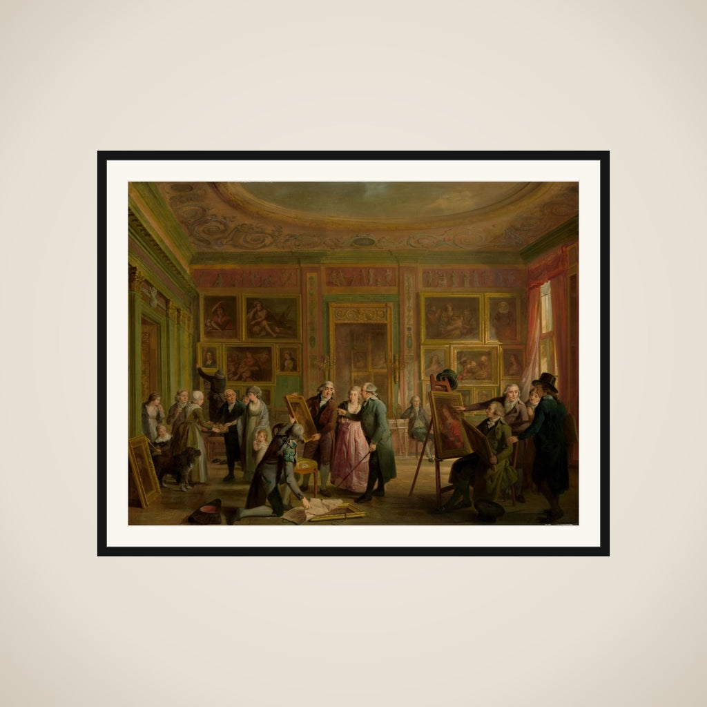 The Art Gallery of Josephus Augustinus Brentano (1752-1821) in his House on the Herengracht, Amsterdam framed