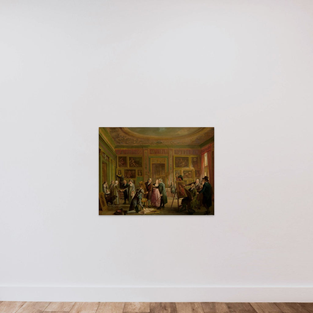 The Art Gallery of Josephus Augustinus Brentano (1752-1821) in his House on the Herengracht, Amsterdam unframed — shown to scale
