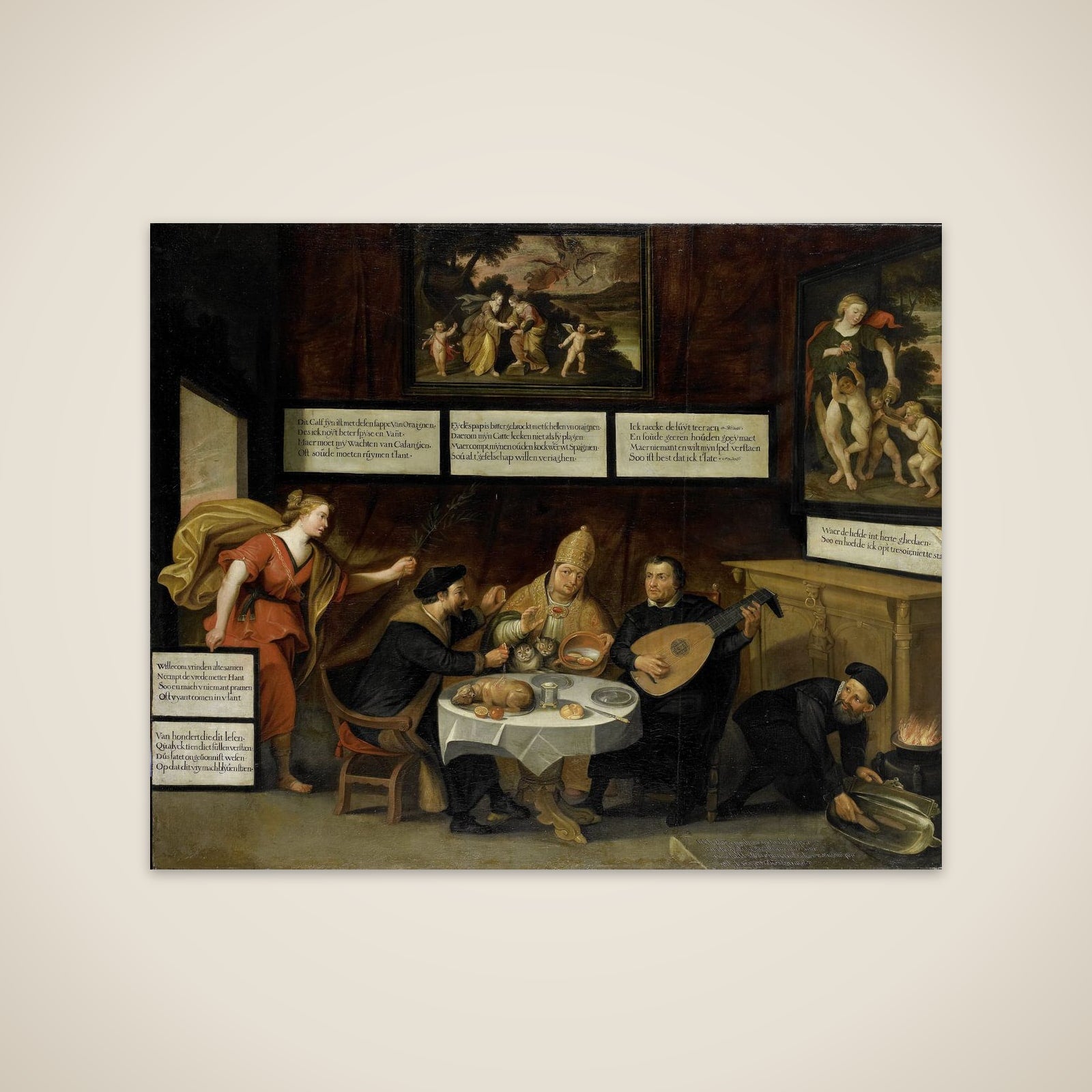 Peace Urging the Churches to be Tolerant unframed print
